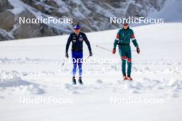 14.10.2024, Ramsau am Dachstein, Austria (AUT): Francesco De Fabiani (ITA) - Cross-Country summer training, Dachsteinglacier, Ramsau am Dachstein (AUT). www.nordicfocus.com. © Manzoni/NordicFocus. Every downloaded picture is fee-liable.