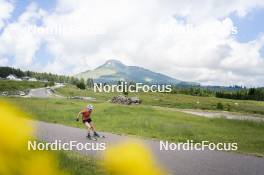 09.07.2024, Lavaze, Italy (ITA): Nadine Faehndrich (SUI) - Cross-Country summer training, Lavaze (ITA). www.nordicfocus.com. © Vanzetta/NordicFocus. Every downloaded picture is fee-liable.