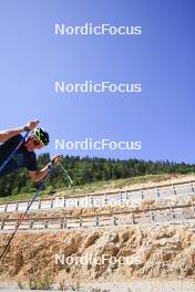 23.07.2024, Premanon, France (FRA): Clement Parisse (FRA) - Cross-Country summer training, Premanon (FRA). www.nordicfocus.com. © Manzoni/NordicFocus. Every downloaded picture is fee-liable.