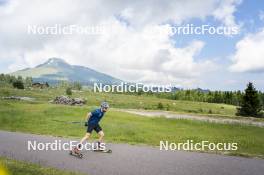 09.07.2024, Lavaze, Italy (ITA): Cyril Faehndrich (SUI) - Cross-Country summer training, Lavaze (ITA). www.nordicfocus.com. © Vanzetta/NordicFocus. Every downloaded picture is fee-liable.