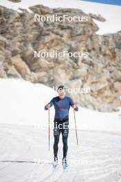 19.06.2024, Tignes, France (FRA): Théo Schely (FRA) - Cross-Country summer training, Tignes (FRA). www.nordicfocus.com. © Authamayou/NordicFocus. Every downloaded picture is fee-liable.