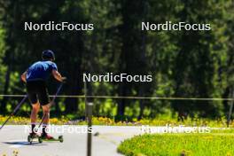 04.06.2024, Lenzerheide, Switzerland (SUI): Silvan Hauser (SUI) - Cross-Country training, Lenzerheide (SUI). www.nordicfocus.com. © Manzoni/NordicFocus. Every downloaded picture is fee-liable.