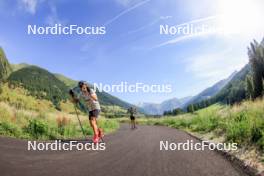 15.08.2024, Ulrichen, Switzerland (SUI): Jan Stoelben (GER) - Cross-Country summer training, Ulrichen (SUI). www.nordicfocus.com. © Manzoni/NordicFocus. Every downloaded picture is fee-liable.