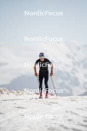 19.06.2024, Tignes, France (FRA): Hugo Lapalus (FRA) - Cross-Country summer training, Tignes (FRA). www.nordicfocus.com. © Authamayou/NordicFocus. Every downloaded picture is fee-liable.