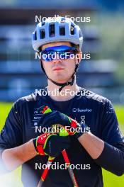 04.06.2024, Lenzerheide, Switzerland (SUI): Jon-Fadri Nufer (SUI) - Cross-Country training, Lenzerheide (SUI). www.nordicfocus.com. © Manzoni/NordicFocus. Every downloaded picture is fee-liable.