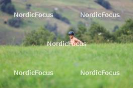 15.08.2024, Ulrichen, Switzerland (SUI): Katharina Hennig (GER) - Cross-Country summer training, Ulrichen (SUI). www.nordicfocus.com. © Manzoni/NordicFocus. Every downloaded picture is fee-liable.