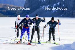 14.10.2024, Ramsau am Dachstein, Austria (AUT): Federico Pellegrino (ITA) - Cross-Country summer training, Dachsteinglacier, Ramsau am Dachstein (AUT). www.nordicfocus.com. © Manzoni/NordicFocus. Every downloaded picture is fee-liable.