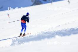 14.10.2024, Ramsau am Dachstein, Austria (AUT): Federico Pellegrino (ITA) - Cross-Country summer training, Dachsteinglacier, Ramsau am Dachstein (AUT). www.nordicfocus.com. © Manzoni/NordicFocus. Every downloaded picture is fee-liable.