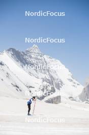 19.06.2024, Tignes, France (FRA): Jules Lapierre (FRA) - Cross-Country summer training, Tignes (FRA). www.nordicfocus.com. © Authamayou/NordicFocus. Every downloaded picture is fee-liable.