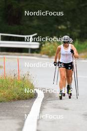 14.08.2024, Ulrichen, Switzerland (SUI): Coletta Rydzek (GER) - Cross-Country summer training, Ulrichen (SUI). www.nordicfocus.com. © Manzoni/NordicFocus. Every downloaded picture is fee-liable.