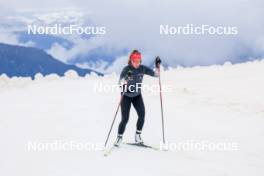 22.06.2024, Les Diablerets, Switzerland (SUI): Nadia Kaelin (SUI) - Cross-Country summer training on the Glacier 3000, Les Diablerets (SUI). www.nordicfocus.com. © Manzoni/NordicFocus. Every downloaded picture is fee-liable.