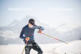 19.06.2024, Tignes, France (FRA): Théo Schely (FRA) - Cross-Country summer training, Tignes (FRA). www.nordicfocus.com. © Authamayou/NordicFocus. Every downloaded picture is fee-liable.