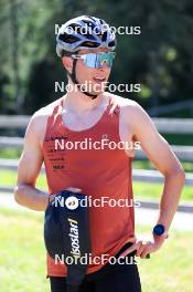 06.08.2024, Lenzerheide, Switzerland (SUI): Beda Klee (SUI) - Cross-Country summer training, Lenzerheide (SUI). www.nordicfocus.com. © Manzoni/NordicFocus. Every downloaded picture is fee-liable.