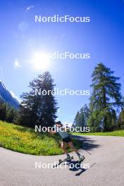 04.06.2024, Lenzerheide, Switzerland (SUI): Marina Kaelin (SUI) - Cross-Country training, Lenzerheide (SUI). www.nordicfocus.com. © Manzoni/NordicFocus. Every downloaded picture is fee-liable.