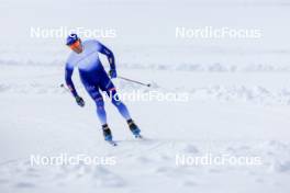 14.10.2024, Ramsau am Dachstein, Austria (AUT): Francesco De Fabiani (ITA) - Cross-Country summer training, Dachsteinglacier, Ramsau am Dachstein (AUT). www.nordicfocus.com. © Manzoni/NordicFocus. Every downloaded picture is fee-liable.