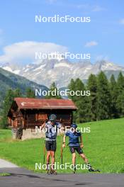 14.08.2024, Ulrichen, Switzerland (SUI): Lucas Boegl (GER) - Cross-Country summer training, Ulrichen (SUI). www.nordicfocus.com. © Manzoni/NordicFocus. Every downloaded picture is fee-liable.