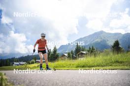 09.07.2024, Lavaze, Italy (ITA): Nadine Faehndrich (SUI) - Cross-Country summer training, Lavaze (ITA). www.nordicfocus.com. © Vanzetta/NordicFocus. Every downloaded picture is fee-liable.