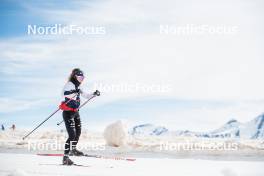 18.06.2024, Tignes, France (FRA): Mélissa Gal (FRA) - Cross-Country summer training, Tignes (FRA). www.nordicfocus.com. © Authamayou/NordicFocus. Every downloaded picture is fee-liable.