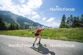 09.07.2024, Lavaze, Italy (ITA): Nadine Faehndrich (SUI) - Cross-Country summer training, Lavaze (ITA). www.nordicfocus.com. © Vanzetta/NordicFocus. Every downloaded picture is fee-liable.