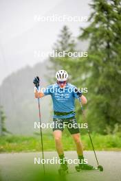 19.06.2024, Tignes, France (FRA): Remi Bourdin (FRA) - Cross-Country summer training, Tignes (FRA). www.nordicfocus.com. © Authamayou/NordicFocus. Every downloaded picture is fee-liable.