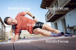 09.07.2024, Lavaze, Italy (ITA): Nadine Faehndrich (SUI) - Cross-Country summer training, Lavaze (ITA). www.nordicfocus.com. © Vanzetta/NordicFocus. Every downloaded picture is fee-liable.