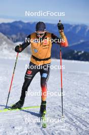 12.10.2024, Ramsau am Dachstein, Austria (AUT): Luca Petzold (GER) - Cross-Country summer training, Dachsteinglacier, Ramsau am Dachstein (AUT). www.nordicfocus.com. © Manzoni/NordicFocus. Every downloaded picture is fee-liable.