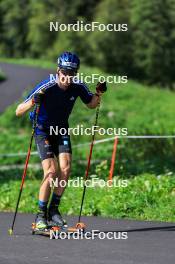 14.08.2024, Ulrichen, Switzerland (SUI): Albert Kuchler (GER) - Cross-Country summer training, Ulrichen (SUI). www.nordicfocus.com. © Manzoni/NordicFocus. Every downloaded picture is fee-liable.