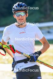 15.08.2024, Ulrichen, Switzerland (SUI): Friedrich Moch (GER) - Cross-Country summer training, Ulrichen (SUI). www.nordicfocus.com. © Manzoni/NordicFocus. Every downloaded picture is fee-liable.