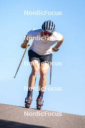 08.08.2024, Lavaze, Italy (ITA): Lucas Boegl (GER) - Cross-Country summer training, Lavaze (ITA). www.nordicfocus.com. © Vanzetta/NordicFocus. Every downloaded picture is fee-liable.