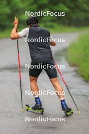 21.06.2024, Les Diablerets, Switzerland (SUI): Valerio Grond (SUI) - Cross-Country summer training, Les Diablerets (SUI). www.nordicfocus.com. © Manzoni/NordicFocus. Every downloaded picture is fee-liable.