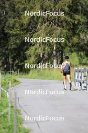 06.08.2024, Lenzerheide, Switzerland (SUI): Nadia Steiger (SUI) - Cross-Country summer training, Lenzerheide (SUI). www.nordicfocus.com. © Manzoni/NordicFocus. Every downloaded picture is fee-liable.