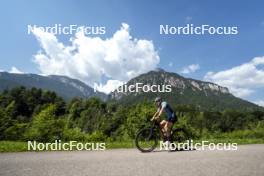 09.07.2024, Lavaze, Italy (ITA): Cyril Faehndrich (SUI) - Cross-Country summer training, Lavaze (ITA). www.nordicfocus.com. © Vanzetta/NordicFocus. Every downloaded picture is fee-liable.