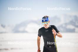 19.06.2024, Tignes, France (FRA): Hugo Lapalus (FRA) - Cross-Country summer training, Tignes (FRA). www.nordicfocus.com. © Authamayou/NordicFocus. Every downloaded picture is fee-liable.