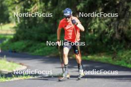 15.08.2024, Ulrichen, Switzerland (SUI): Albert Kuchler (GER) - Cross-Country summer training, Ulrichen (SUI). www.nordicfocus.com. © Manzoni/NordicFocus. Every downloaded picture is fee-liable.