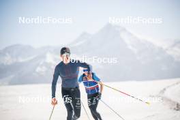 19.06.2024, Tignes, France (FRA): Théo Schely (FRA) - Cross-Country summer training, Tignes (FRA). www.nordicfocus.com. © Authamayou/NordicFocus. Every downloaded picture is fee-liable.