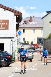 24.07.2024, Premanon, France (FRA): Remi Bourdin (FRA) - Cross-Country summer training, Premanon (FRA). www.nordicfocus.com. © Manzoni/NordicFocus. Every downloaded picture is fee-liable.