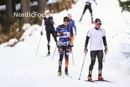 06.11.2024, Davos, Switzerland (SUI): Luca Petzold (GER), Paul Graef (GER), (l-r) - Cross-Country training, snowfarming track, Davos (SUI). www.nordicfocus.com. © Manzoni/NordicFocus. Every downloaded picture is fee-liable.