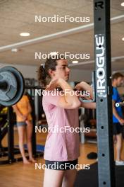 18.06.2024, Tignes, France (FRA): Mélissa Gal (FRA) - Cross-Country summer training, Tignes (FRA). www.nordicfocus.com. © Authamayou/NordicFocus. Every downloaded picture is fee-liable.