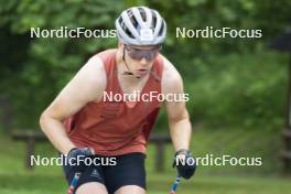 10.07.2024, Lavaze, Italy (ITA): Cyril Faehndrich (SUI) - Cross-Country summer training, Lavaze (ITA). www.nordicfocus.com. © Vanzetta/NordicFocus. Every downloaded picture is fee-liable.