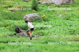 14.08.2024, Ulrichen, Switzerland (SUI): Katharina Hennig (GER) - Cross-Country summer training, Ulrichen (SUI). www.nordicfocus.com. © Manzoni/NordicFocus. Every downloaded picture is fee-liable.