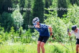 21.06.2024, Les Diablerets, Switzerland (SUI): Antonin Savary (SUI) - Cross-Country summer training, Les Diablerets (SUI). www.nordicfocus.com. © Manzoni/NordicFocus. Every downloaded picture is fee-liable.