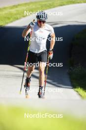 08.08.2024, Lavaze, Italy (ITA): Lucas Boegl (GER) - Cross-Country summer training, Lavaze (ITA). www.nordicfocus.com. © Vanzetta/NordicFocus. Every downloaded picture is fee-liable.