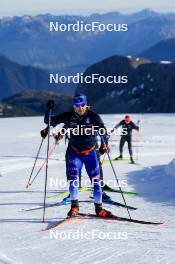 14.10.2024, Ramsau am Dachstein, Austria (AUT): Federico Pellegrino (ITA) - Cross-Country summer training, Dachsteinglacier, Ramsau am Dachstein (AUT). www.nordicfocus.com. © Manzoni/NordicFocus. Every downloaded picture is fee-liable.