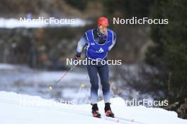 07.11.2024, Davos, Switzerland (SUI): Niklas Steiger (SUI) - Cross-Country training, snowfarming track, Davos (SUI). www.nordicfocus.com. © Manzoni/NordicFocus. Every downloaded picture is fee-liable.