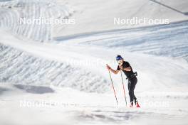 19.06.2024, Tignes, France (FRA): Hugo Lapalus (FRA) - Cross-Country summer training, Tignes (FRA). www.nordicfocus.com. © Authamayou/NordicFocus. Every downloaded picture is fee-liable.