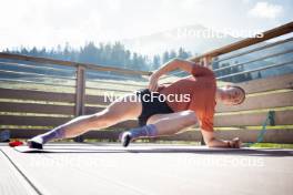 09.07.2024, Lavaze, Italy (ITA): Nadine Faehndrich (SUI) - Cross-Country summer training, Lavaze (ITA). www.nordicfocus.com. © Vanzetta/NordicFocus. Every downloaded picture is fee-liable.