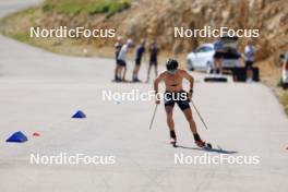 23.07.2024, Premanon, France (FRA): Hugo Lapalus (FRA) - Cross-Country summer training, Premanon (FRA). www.nordicfocus.com. © Manzoni/NordicFocus. Every downloaded picture is fee-liable.