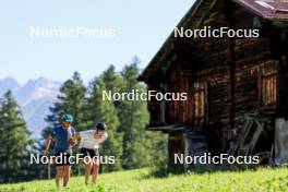 15.08.2024, Ulrichen, Switzerland (SUI): Friedrich Moch (GER) - Cross-Country summer training, Ulrichen (SUI). www.nordicfocus.com. © Manzoni/NordicFocus. Every downloaded picture is fee-liable.