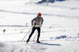 14.10.2024, Ramsau am Dachstein, Austria (AUT): Victoria Carl (GER) - Cross-Country summer training, Dachsteinglacier, Ramsau am Dachstein (AUT). www.nordicfocus.com. © Manzoni/NordicFocus. Every downloaded picture is fee-liable.