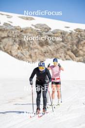 19.06.2024, Tignes, France (FRA): Juliette Ducordeau (FRA) - Cross-Country summer training, Tignes (FRA). www.nordicfocus.com. © Authamayou/NordicFocus. Every downloaded picture is fee-liable.